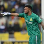 Mamelodi Sundowns goalkeeper Ronwen Williams during the DStv Premiership 2022/23 game between Cape Town City and Mamelodi Sundowns at Cape Town Stadium on 5 August 2022 © Ryan Wilkisky/BackpagePix