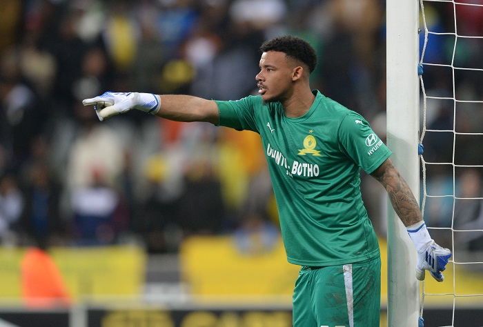 Mamelodi Sundowns goalkeeper Ronwen Williams during the DStv Premiership 2022/23 game between Cape Town City and Mamelodi Sundowns at Cape Town Stadium on 5 August 2022 © Ryan Wilkisky/BackpagePix