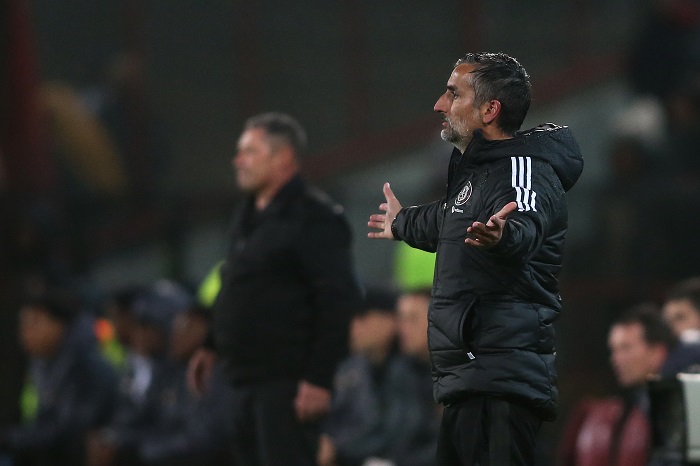 Orlando Pirates coach Jose Riveiro during the DStv Premiership 2022/23 match between Stellenbosch FC and Orlando Pirates held at Danie Craven Stadium in Stellenbosch on 10 August 2022 © Shaun Roy/BackpagePix