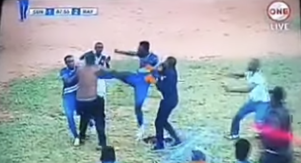 How Chiefs' new signing deals with a pitch invader