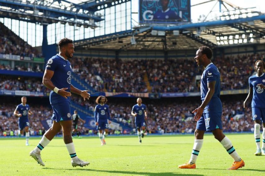 Watch: Sterling scores first goal in Chelsea win