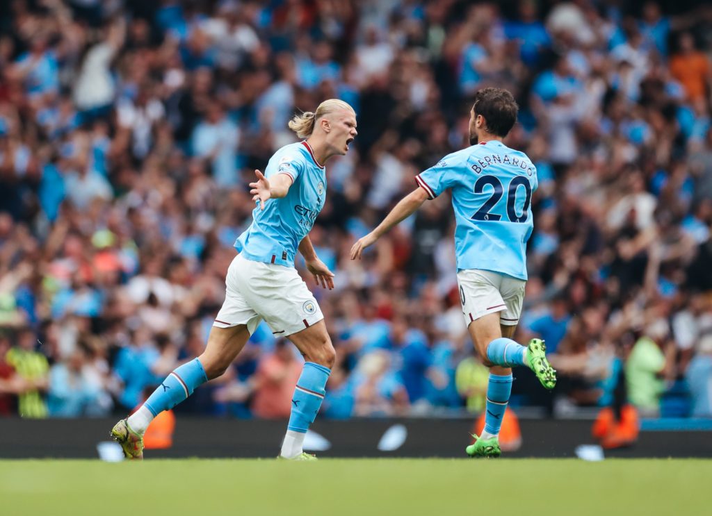 Watch: Haaland hits first hat-trick for Man City