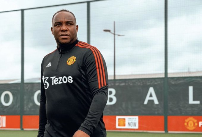 Benni McCarthy SOurce: man United twitter