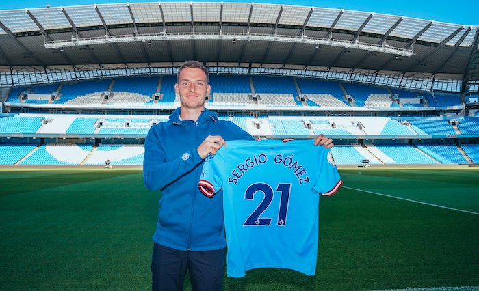 Watch: Man City unveil new signing Sergio Gomez