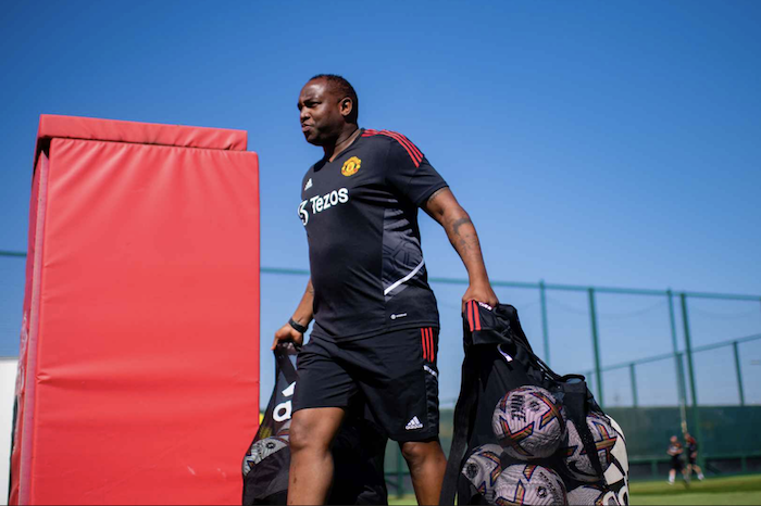 Watch: Benni conducts training session at Carrington