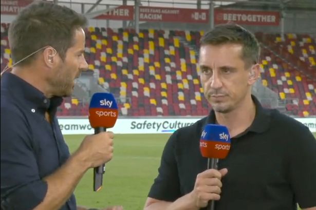 Watch: Neville, Redknapp's furious bust-up live on-air