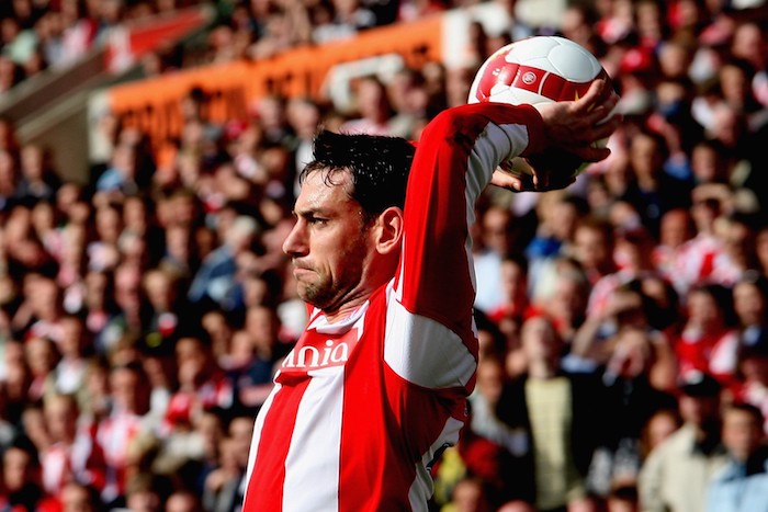 Rory Delap's throw-ins a cheat code?