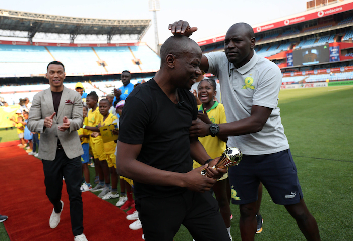 Watch: Sundowns honour club great Hlompho Kekana