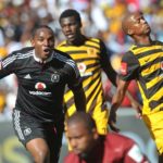 JOHANNESBURG, SOUTH AFRICA - MARCH 17, Benni McCarthy of Pirates celebrates his second goal during the Absa Premiership match between Kaizer Chiefs and Orlando Pirates from FNB Stadium on March 17, 2012 in Johannesburg, South Africa