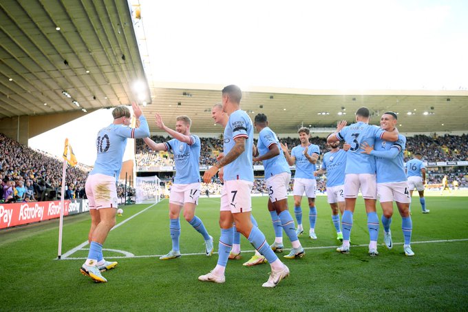 Man City go top as Grealish and Haaland star in win over Wolves