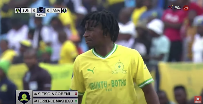 Watch: Terrence Mashego makes debut for Sundowns