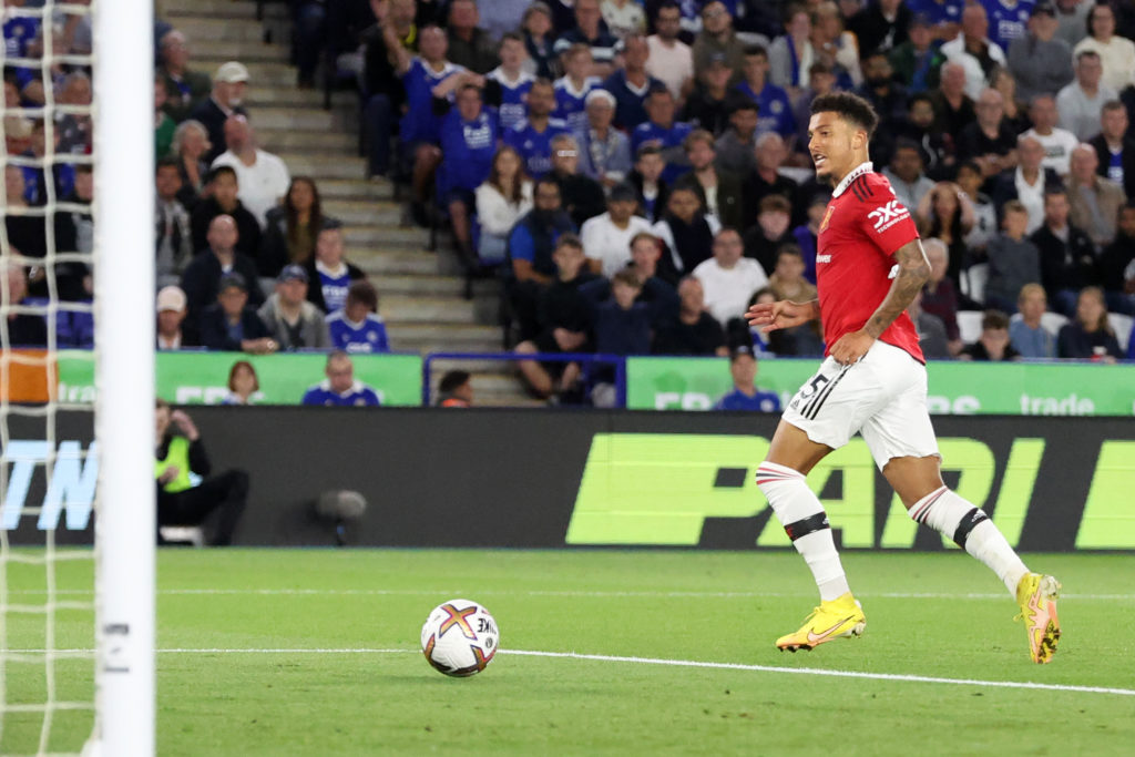 Sancho sinks Leicester as Man Utd win three in a row