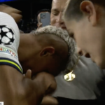 Watch: Richarlison breaks down in tears after scoring on UCL debut