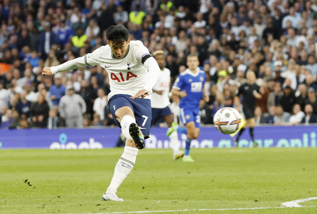 Watch: Son's treble fires Spurs past Leicester