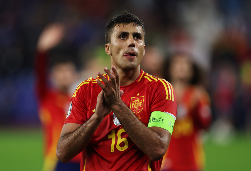 Reliable Rodri the rock behind Spain's sparkling Euros