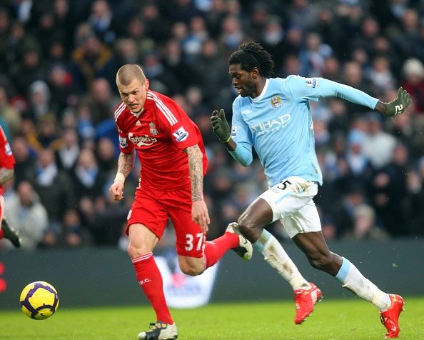 Watch: Adebayor's explosive Man City debut