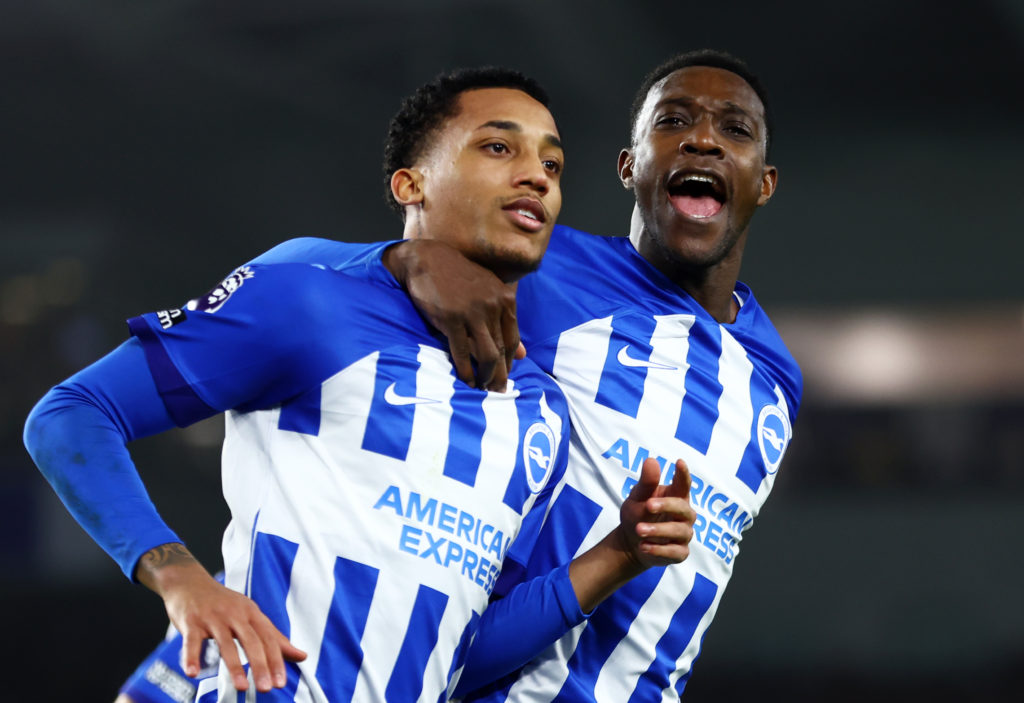 Brighton strike late to inflict damaging defeat on Ten Hag's Man Utd