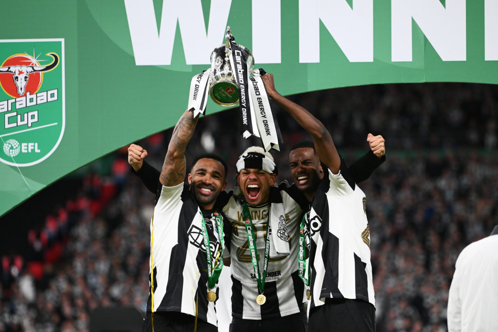 Newcastle stun Liverpool in League Cup final